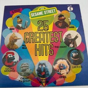 Sesame Street 25 Greatest Hits Vinyl LP K-Tel KF 142 Vtg 1975 Muppets Record